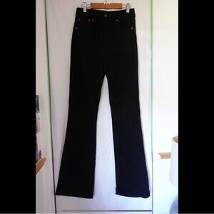 Motel Rock | Black Bootleg Jeans | Size Small